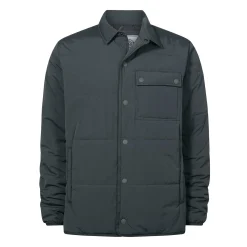 Adamson Mens Shower Resistant Insulated Shacket - Deep Slate