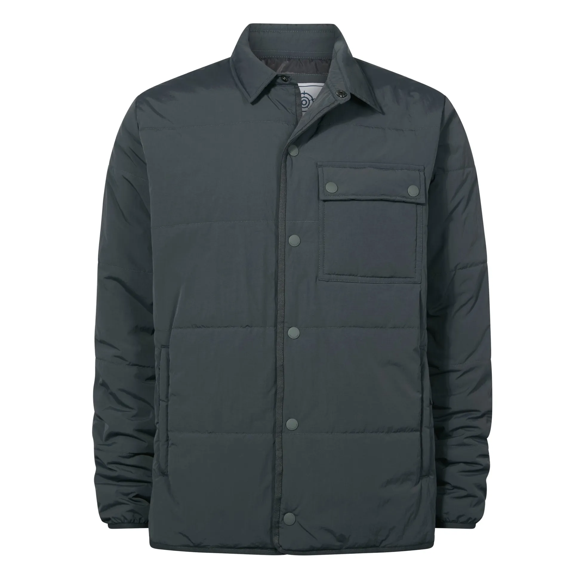 Adamson Mens Shower Resistant Insulated Shacket - Deep Slate