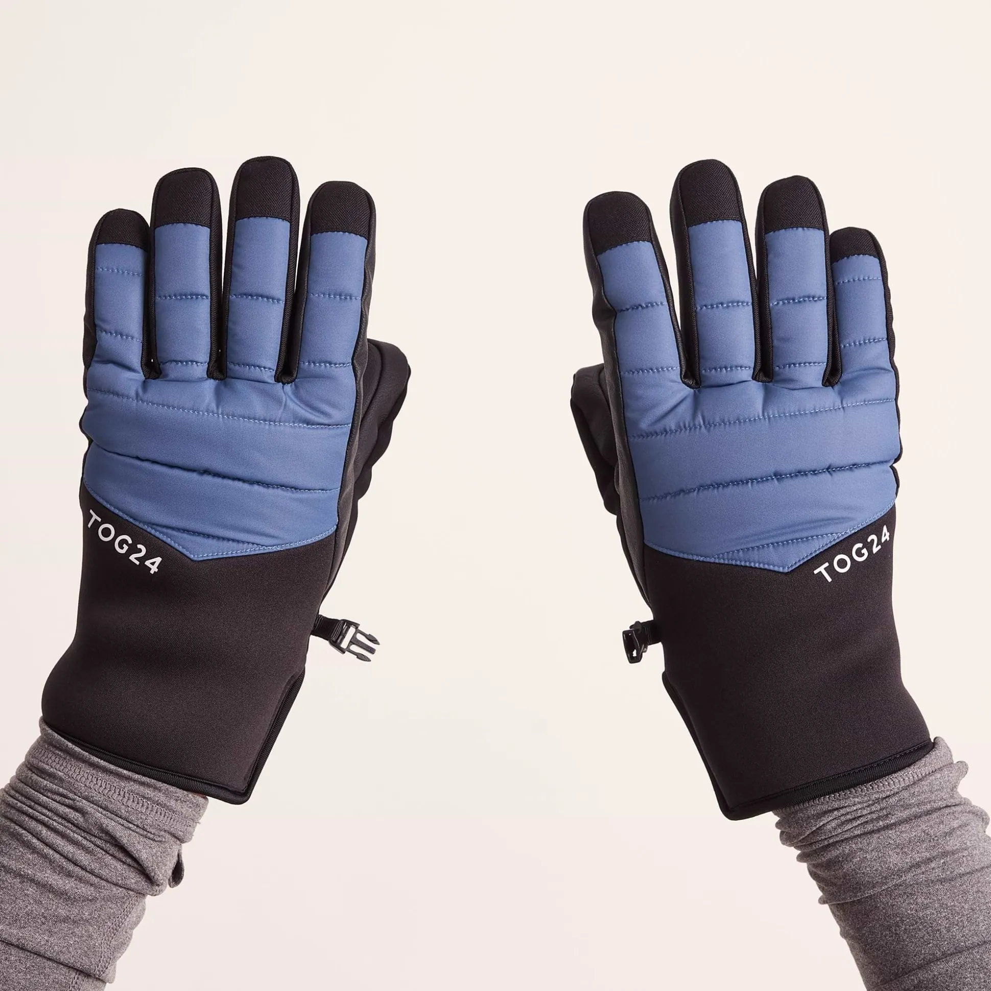 Adventure Waterproof Insulated Ski Gloves - Fjord Blue