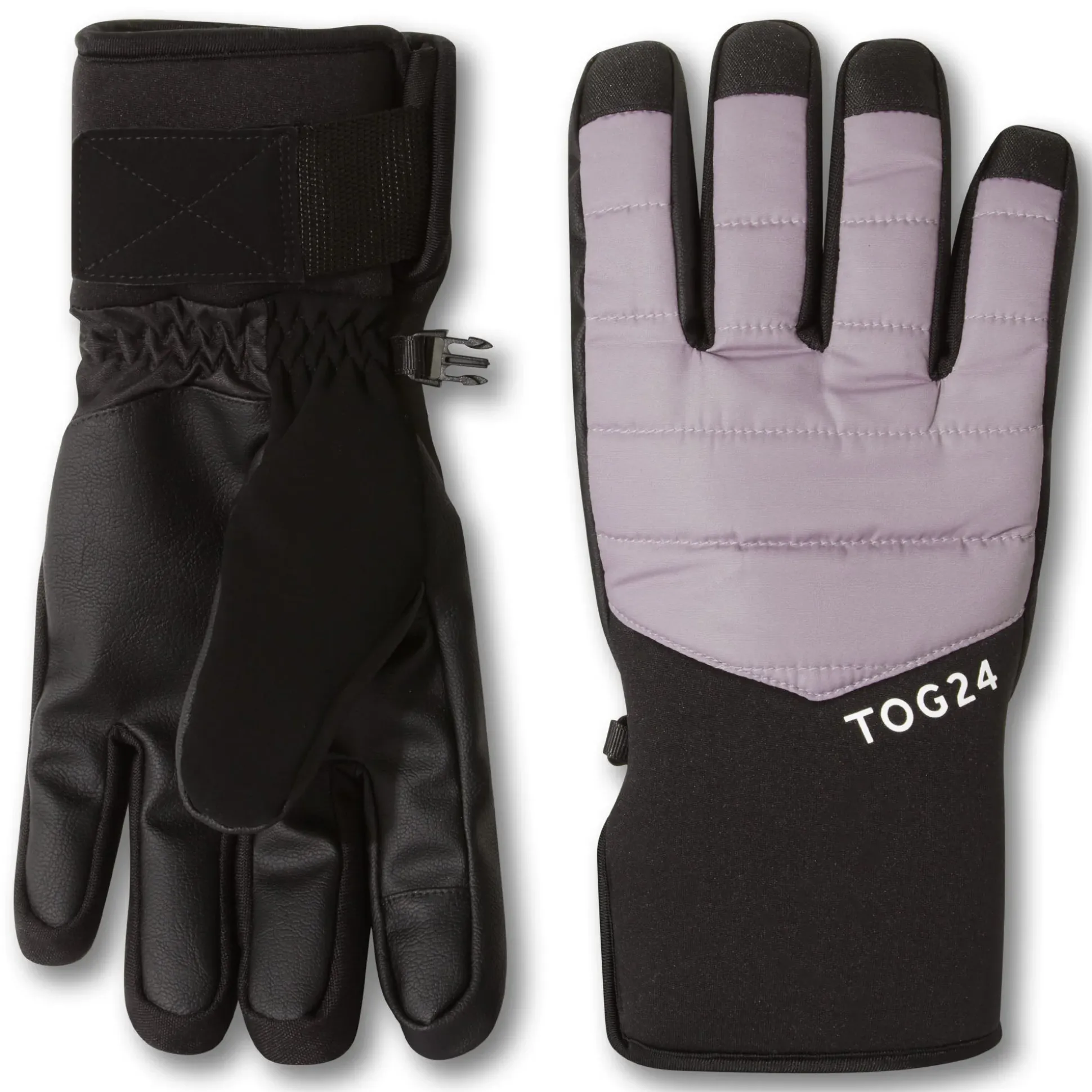 Adventure Waterproof Insulated Ski Gloves - Lavender Grey