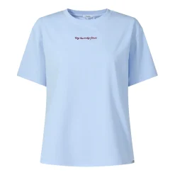 Agnes Womens Relaxed Fit Supersoft Premium T-Shirt - Ash Blue