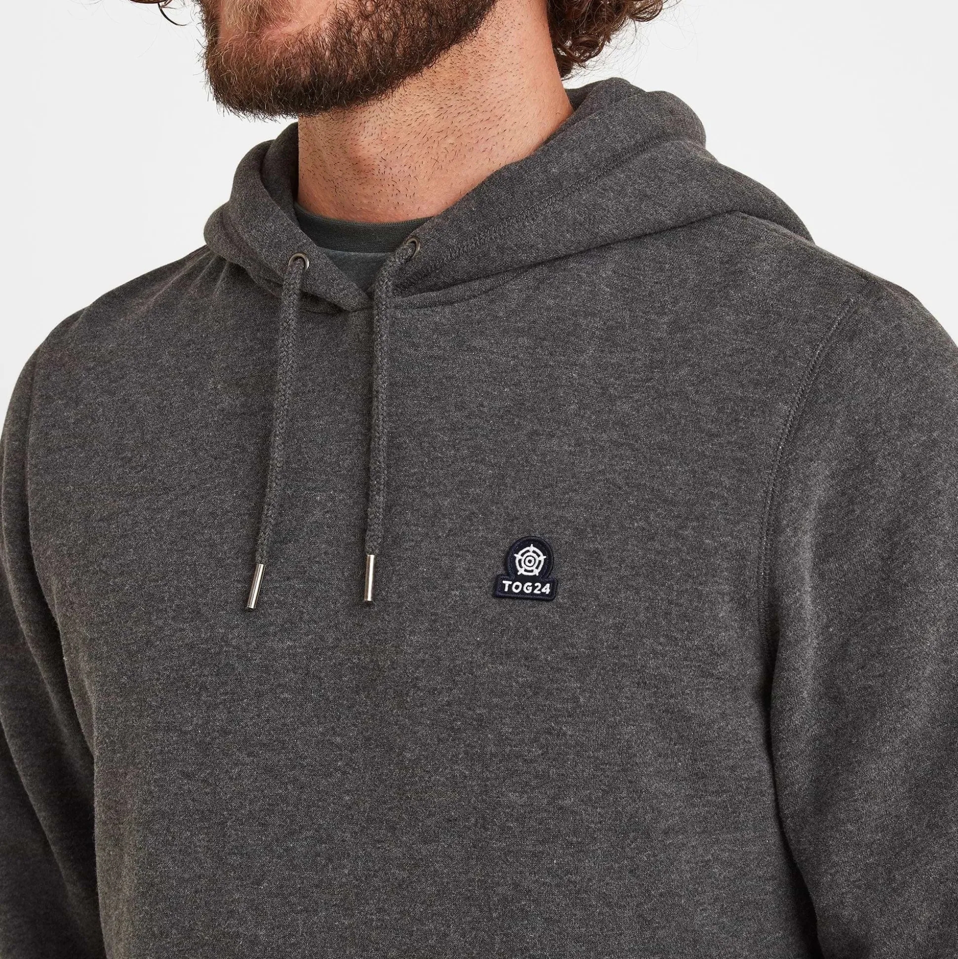 Akerman Mens Supersoft Hoody - Dark Grey Marl