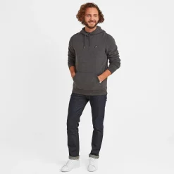 Akerman Mens Supersoft Hoody - Dark Grey Marl