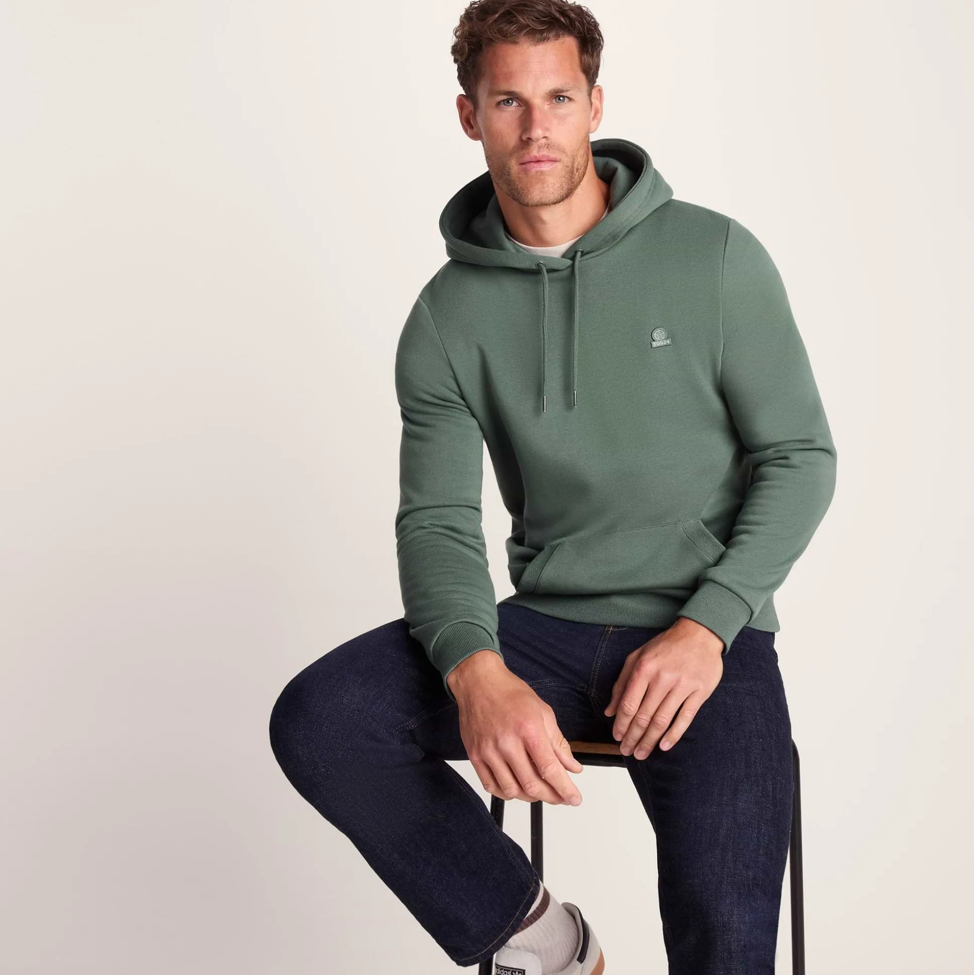 Akerman Mens Supersoft Hoody - Light Forest