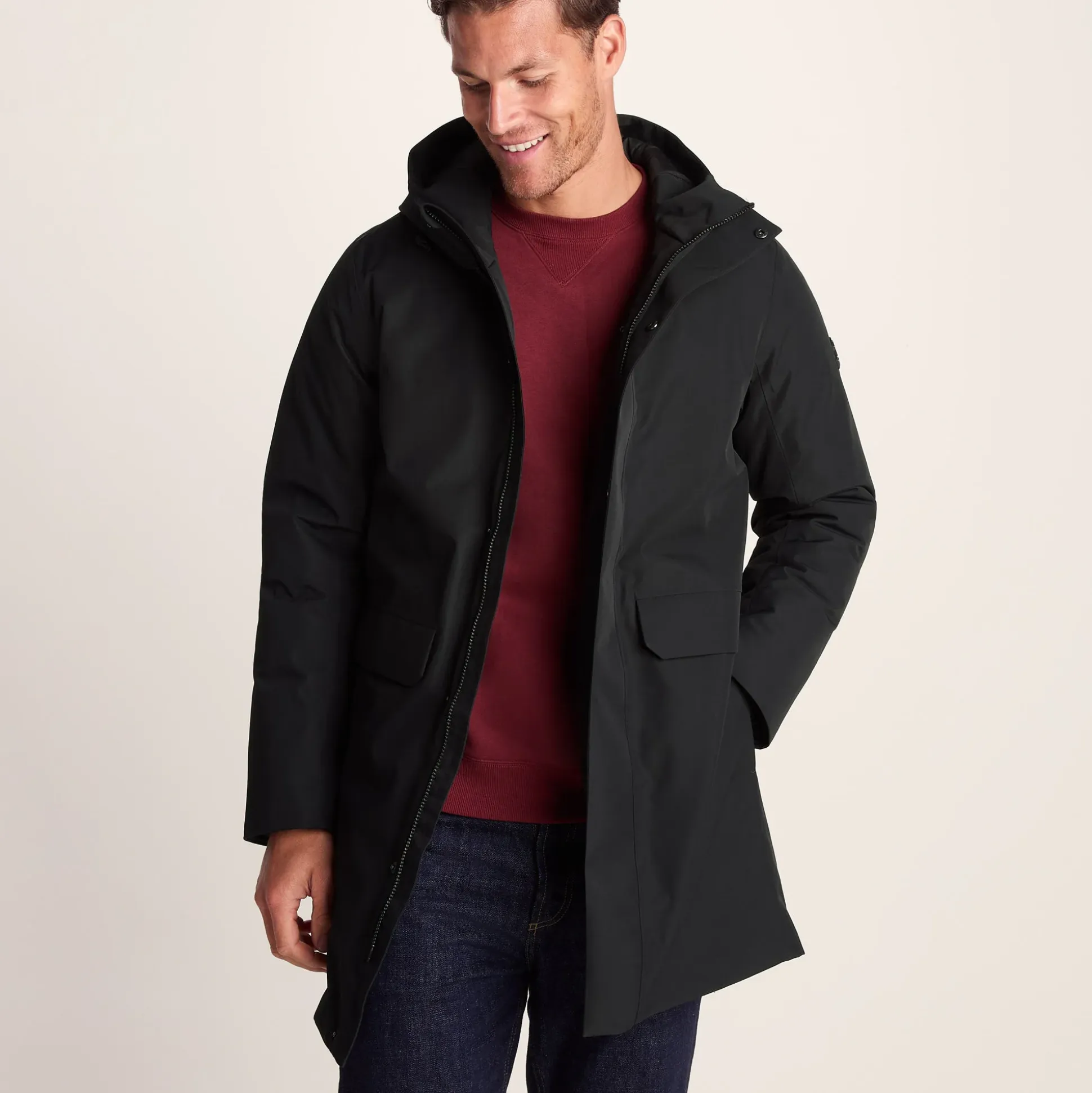 Aksel Mens Waterproof Insulated Parka - Black