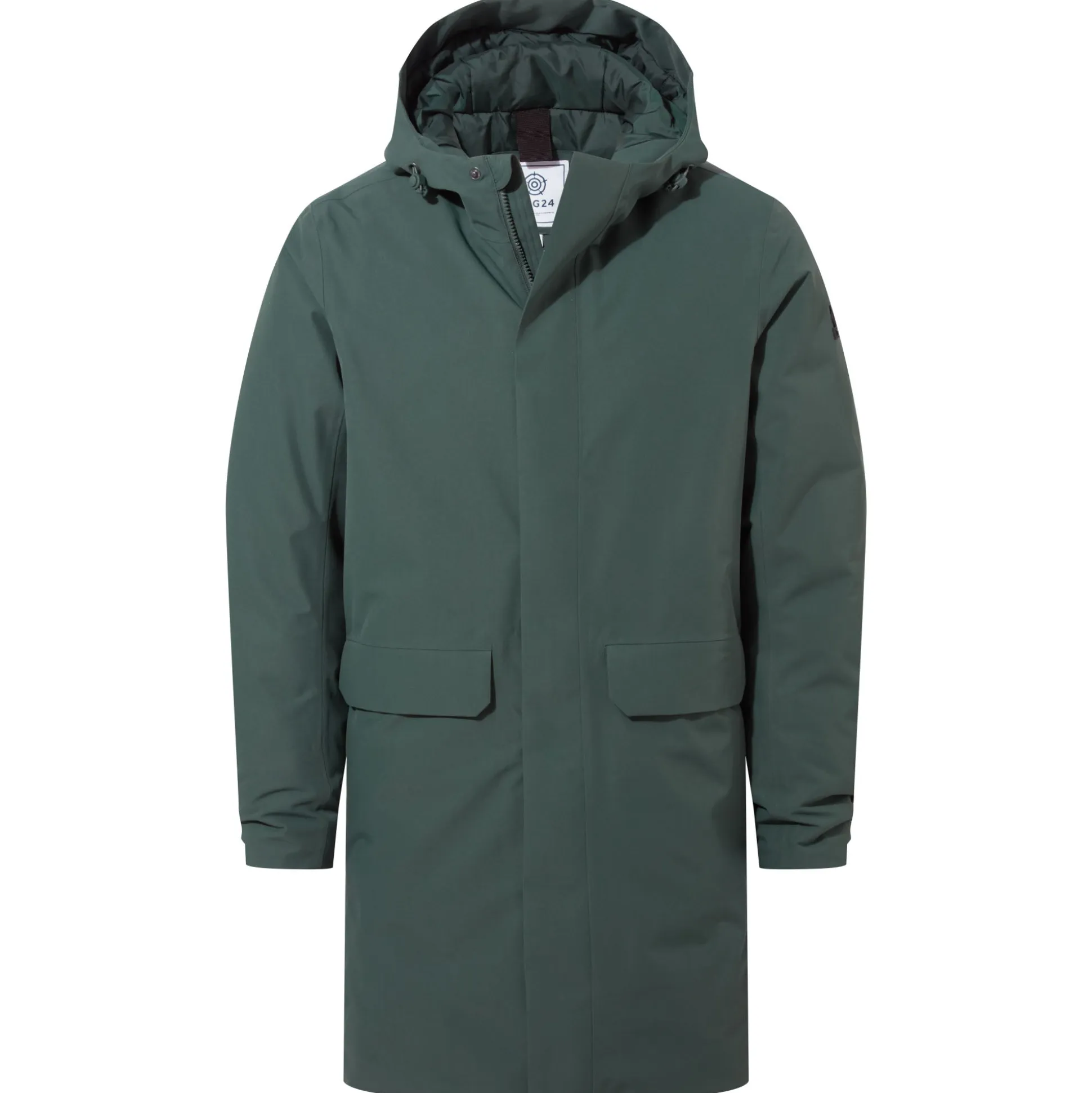 Aksel Mens Waterproof Insulated Parka - Racing Green