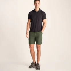 Amble Mens Lightweight Ripstop Performance Shorts - Khaki