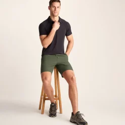 Amble Mens Lightweight Ripstop Performance Shorts - Khaki