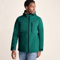Andro Mens Hooded Waterproof Softshell Jacket - Dark Turquoise