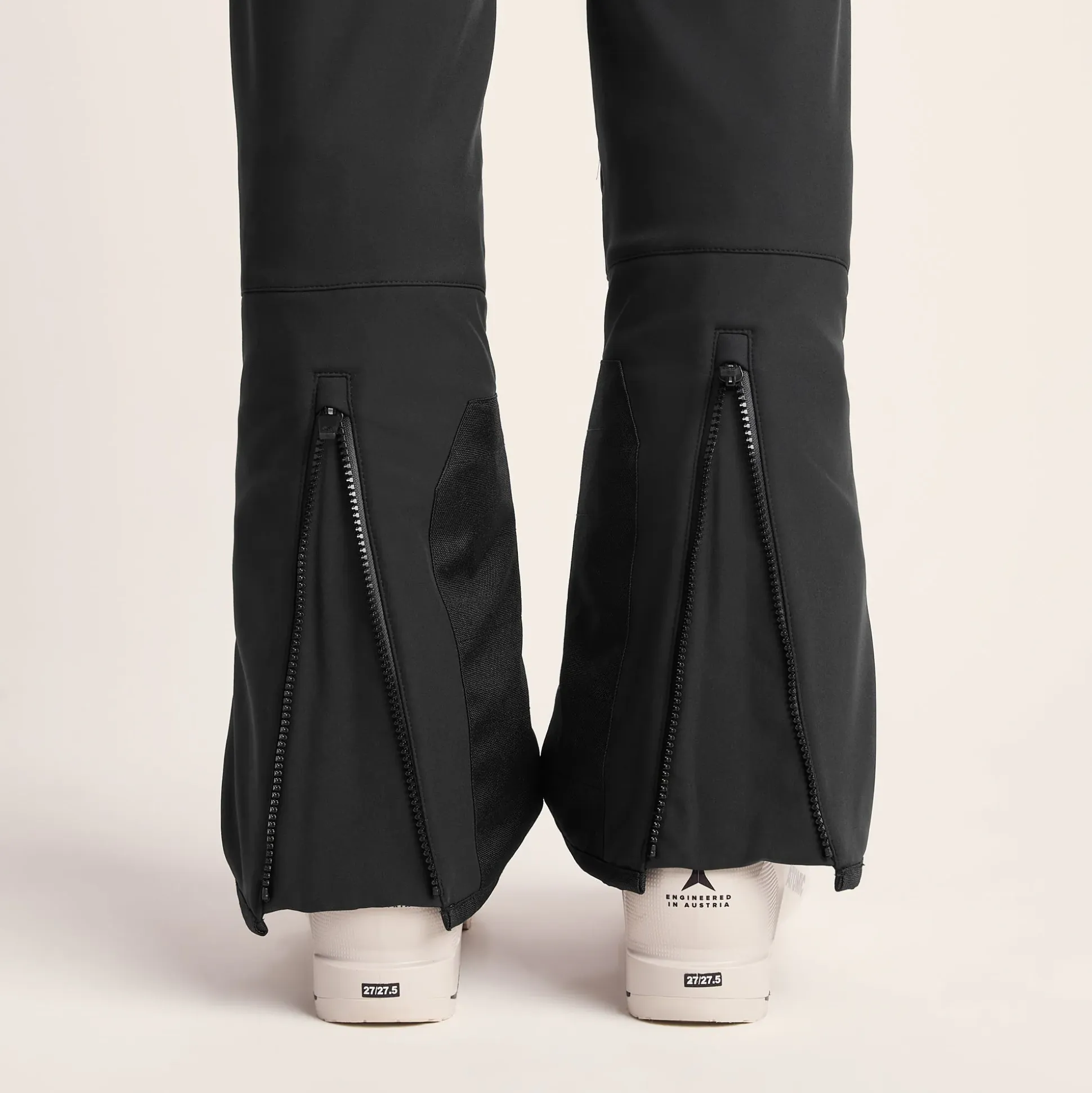 Annecy Womens Softshell Salopettes - Black