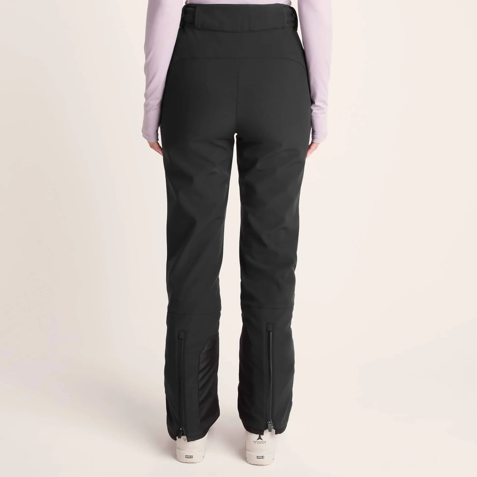 Annecy Womens Softshell Salopettes - Black
