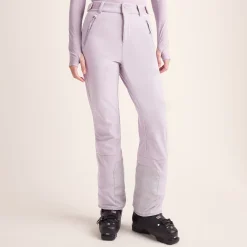 Annecy Womens Softshell Salopettes - Lavender Grey