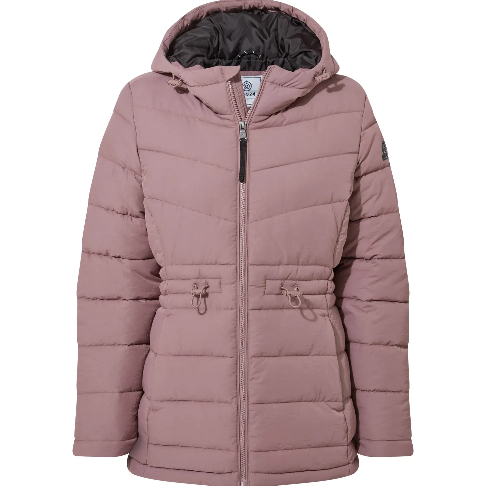 Anthorn Womens Padded Parka - Mauve