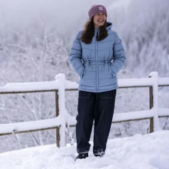 Anthorn Womens Padded Parka - Misty Blue