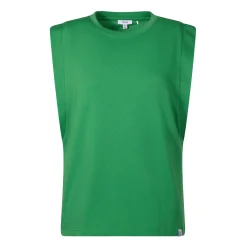 April Womens 100% Cotton Supersoft Boxy Fit Vest - Sage
