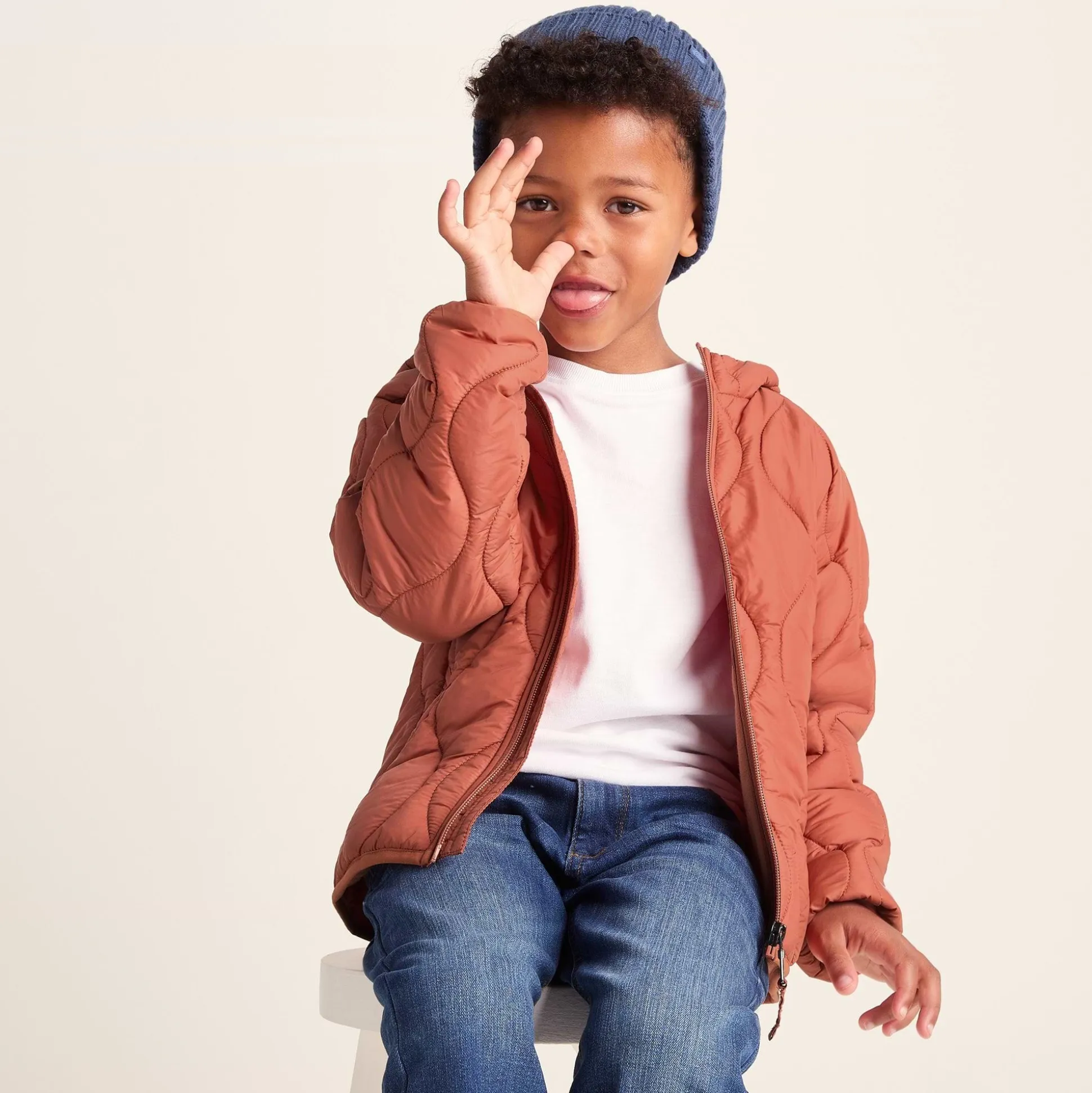 Arbor Kids Shower Resistant Padded Jacket - Canyon Orange