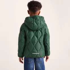 Arbor Kids Shower Resistant Padded Jacket - Dark Fern
