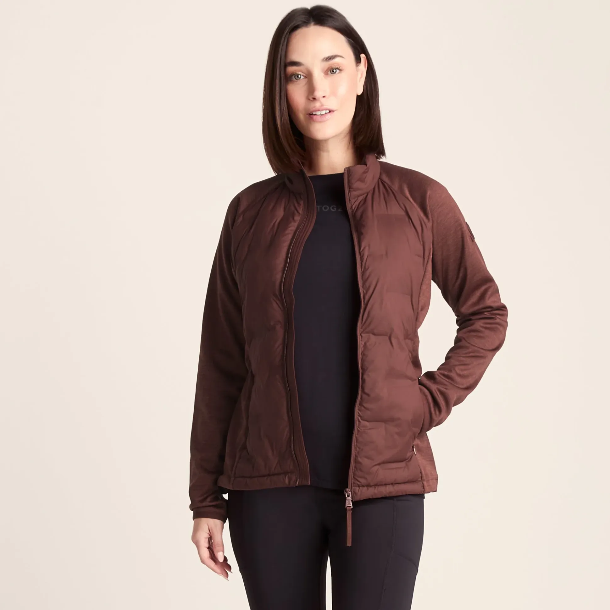 Arna Womens Lightweight Insulated Hybrid Jacket - Raspberry