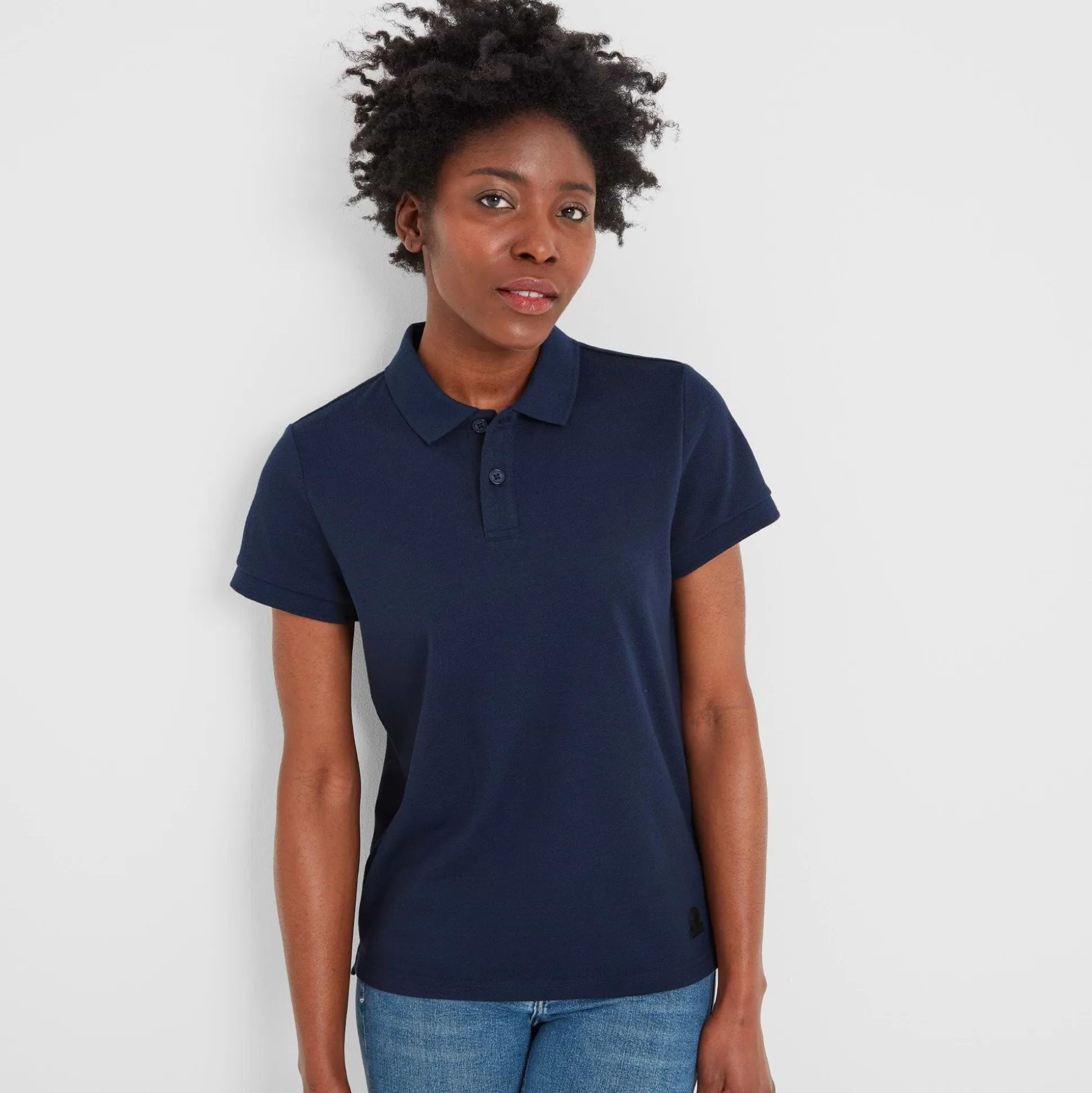 Aspley Womens Tech Polo - Navy