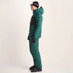 Avoriaz Mens Performance Waterproof Insulated Ski Jacket - Dark Turquoise/Black