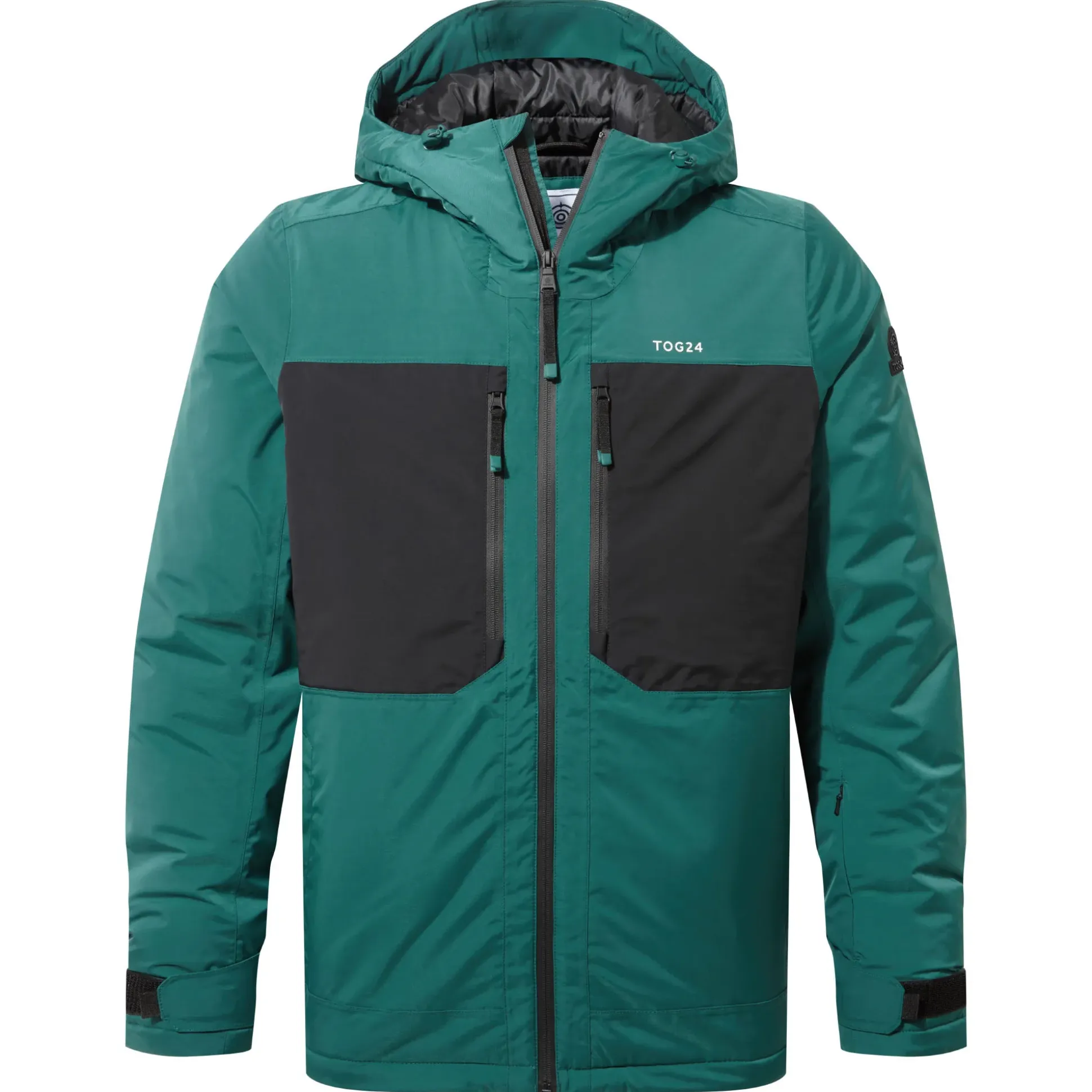 Avoriaz Mens Performance Waterproof Insulated Ski Jacket - Dark Turquoise/Black