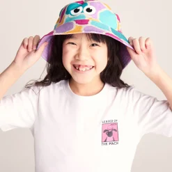 Balkhi Kids Shaun the Sheep Bucket Hat - Pink Cloud Print