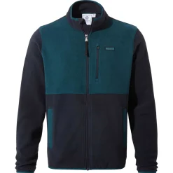 Banwell Mens Microfleece Jacket - Dark Indigo/Petrol Green