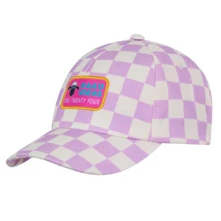 Bardoka Kids Shaun the Sheep Baseball Cap - Lilac Haze/White Checkerboard