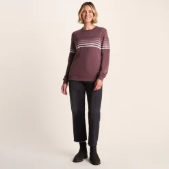 Bayman Womens Supersoft Sweat - Dark Mauve