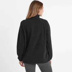 Beasly Womens Half Zip Fleece - Black