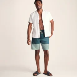 Bendon Mens Swimshorts - Deep Teal/Aegean Teal/Summer Sky