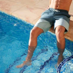 Bendon Mens Swimshorts - Deep Teal/Aegean Teal/Summer Sky