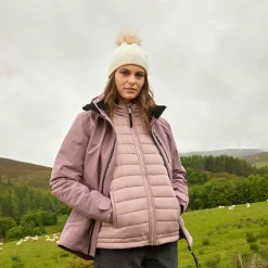 Beverley Womens 3-in-1 Waterproof Jacket - Mauve