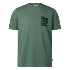 Botanical Mens Relaxed Fit Supersoft T-shirt - Light Forest