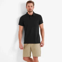 Bower Mens Polo Shirt - Black
