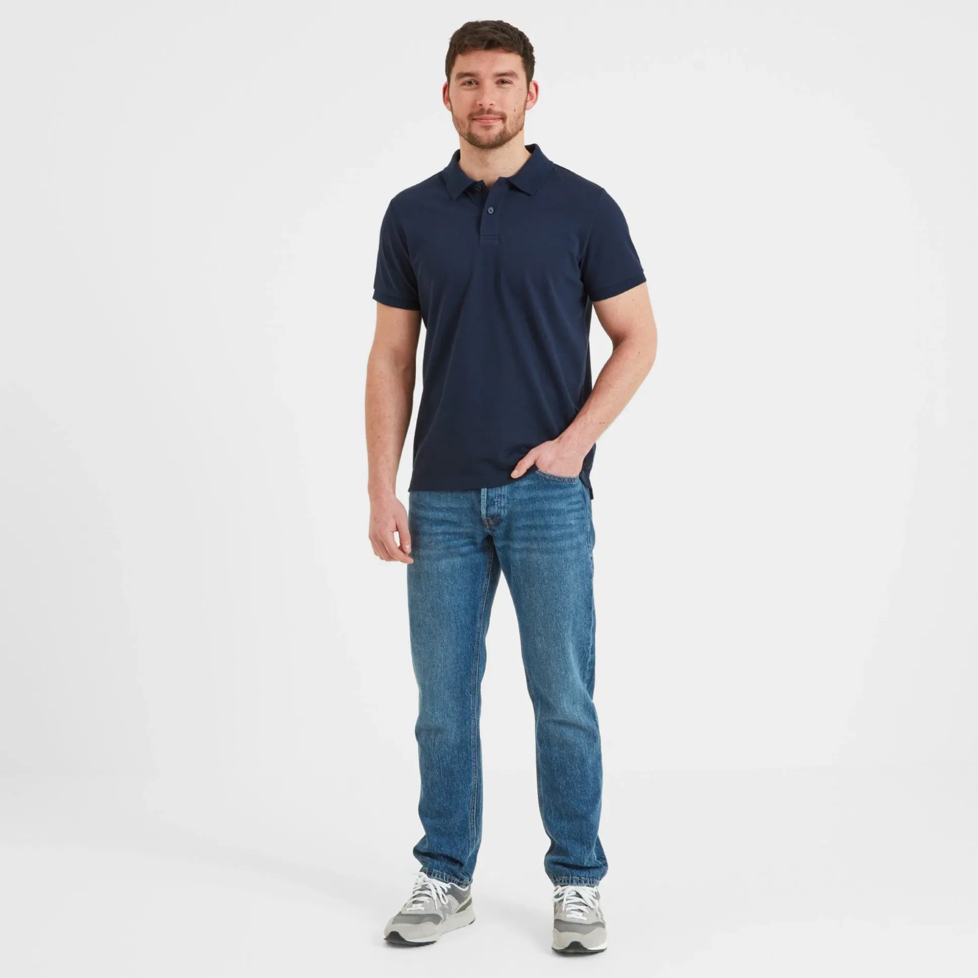Bower Mens Polo Shirt - Navy