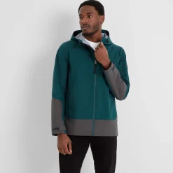 Bowston Mens Performance Waterproof Jacket - Petrol Green
