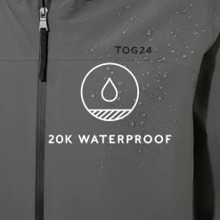 Bowston Mens Performance Waterproof Jacket - Soot Grey