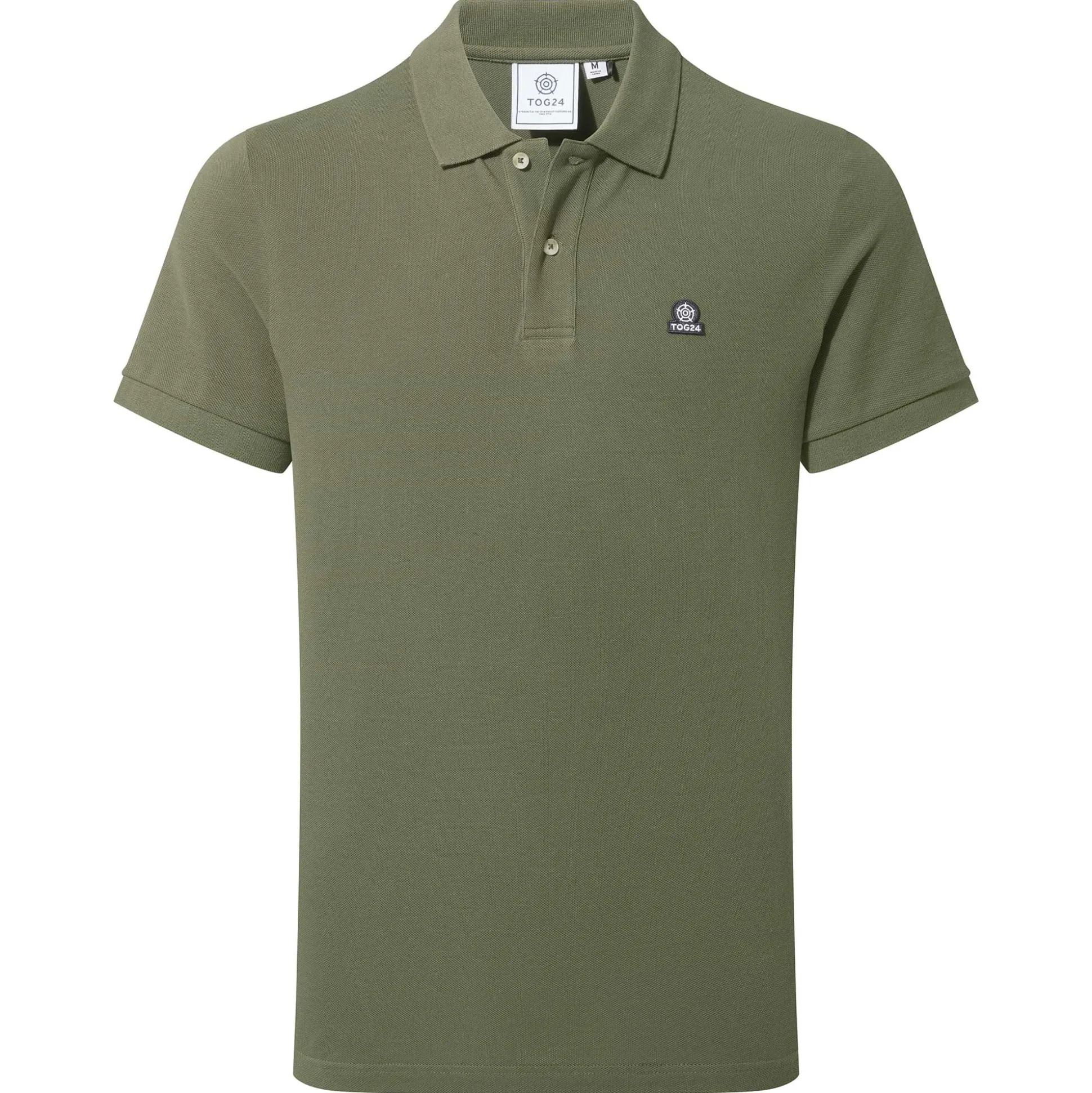 Braunton Mens 100% Cotton Pique Polo Shirt - Forage Green