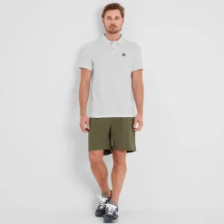 Braunton Mens 100% Cotton Pique Polo Shirt - Optic White