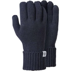 Brazen Knitted Gloves - Dark Indigo