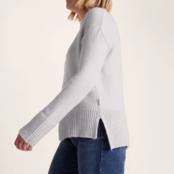 Bree Womens Supersoft Knitted Jumper - Lavender Grey