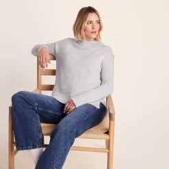 Bree Womens Supersoft Knitted Jumper - Lavender Grey