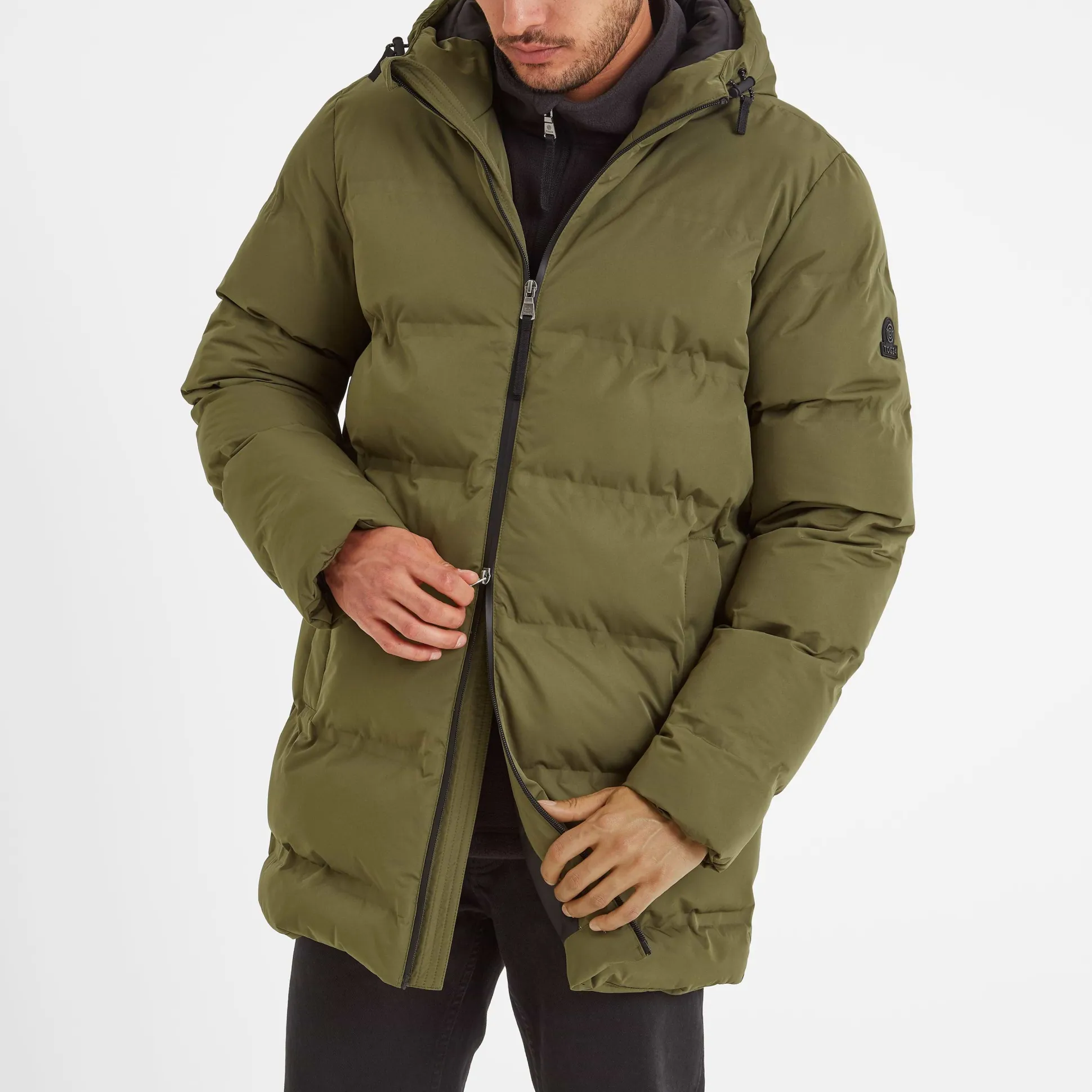 Brinkley Mens Parka - Khaki