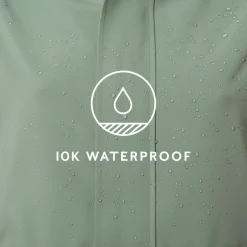 Burradon Womens Waterproof Jacket - Light Forest