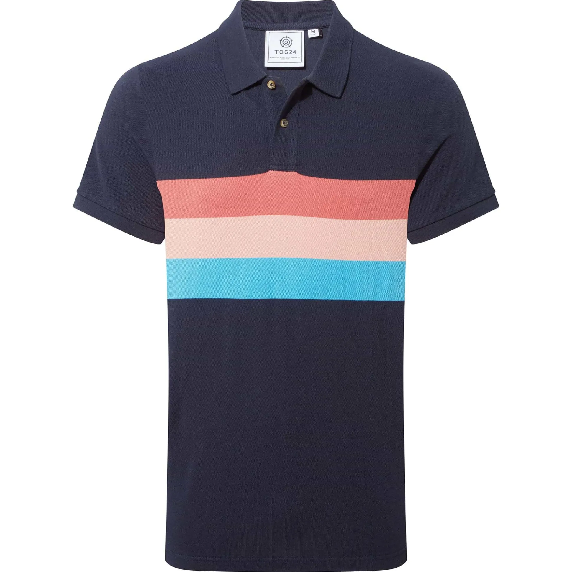 Butley Mens 100% Cotton Polo Shirt - Dark Indigo