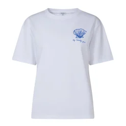 Caggie Womens Relaxed Fit Premium Supersoft Emmy Lupin T-Shirt - Optic White