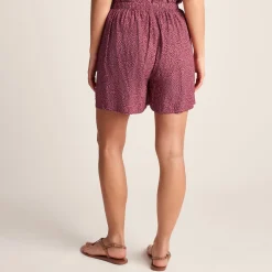 Callie Womens Ecoverse Shorts - Black Raspberry Wiggle Print