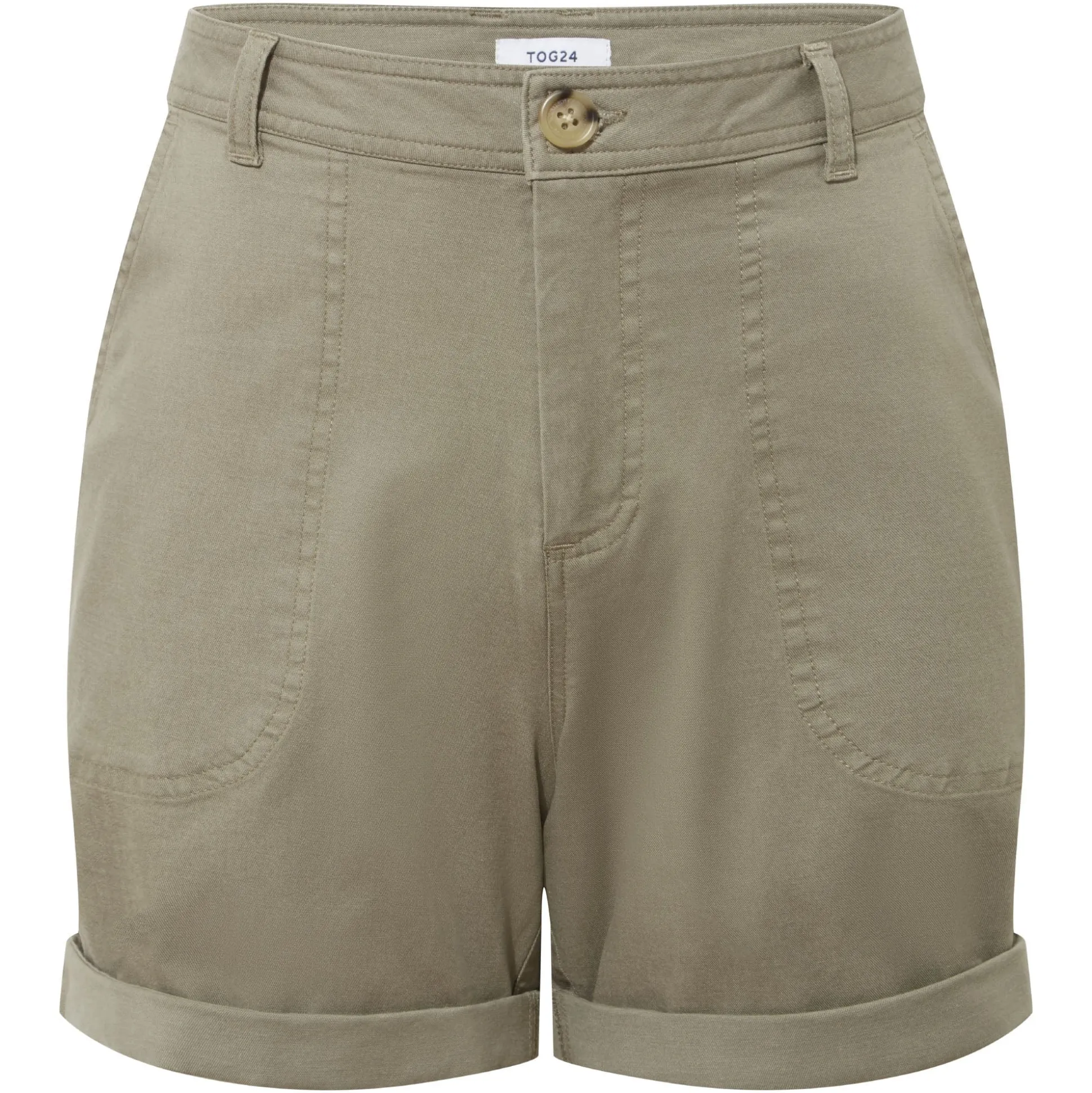 Canvey Womens Chino Shorts - Sage Green