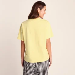 Cello Womens Relaxed Fit Premium Supersoft T-Shirt - Butter Yellow